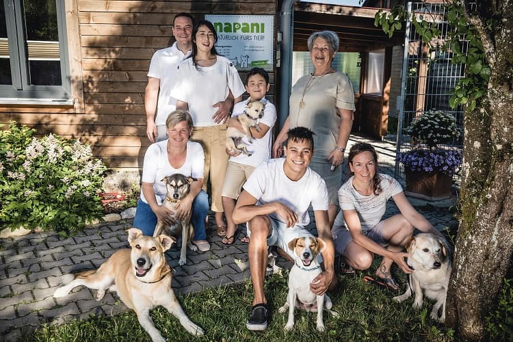 Gruppenfoto Napani Team