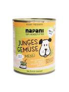 Bio Menü für Hunde Junges Gemüse mit Buchweizen und Linsen 800g