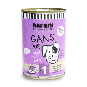 Nassfutte für Hunde, Gans pur