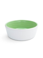 Keramikfutternapf creme/apfelgrün L