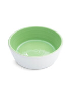 Keramikfutternapf creme/apfelgrün L