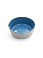 Ceramic food bowl, gray/dove blue, M