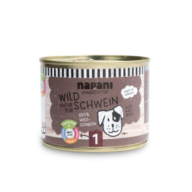 Nassfutter für Hunde, Wildschwein pur 200g