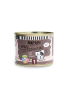 Nassfutter für Hunde, Wildschwein pur 200g