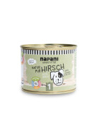 Nassfutter für Hunde, Hirsch pur 200g