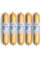 Menü für Hunde "Fischers Fritz" mit Lachs und Quinoa im Kunstdarm 5 x 800g