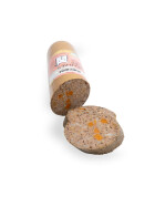 Menü für Hunde "Hennies Topf" mit Huhn und Naturreis im Kunstdarm 5 x 800g