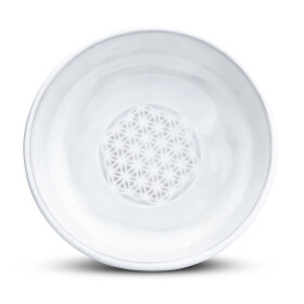 B-WARE Keramiknapf terracotta/weiß,"Blume des...