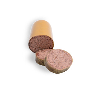 1 x Wet food for dogs, pure chicken in artificial casing,...