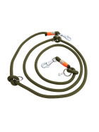 Hundeleine "Military Green" aus Tau, 2,5 m lang