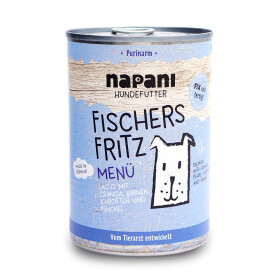 Menü für Hunde "Fischers Fritz" mit Lachs und Quinoa