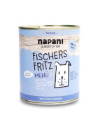 Menü für Hunde"Fischers Fritz" mit Lachs und Quinoa 800g