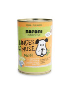 Menü für Hunde Junges Gemüse mit Buchweizen und Linsen 12 x 400g